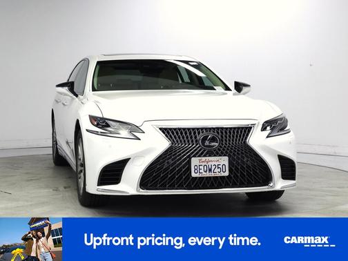 White 2018 Lexus LS 500