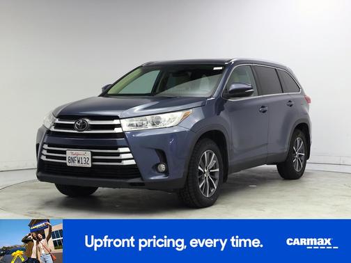 Blue 2019 Toyota Highlander XLE