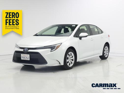 White 2025 Toyota Corolla Hybrid LE