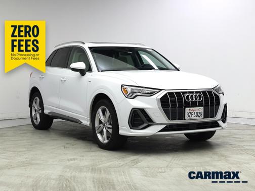 White 2022 Audi Q3 S-Line Premium Plus