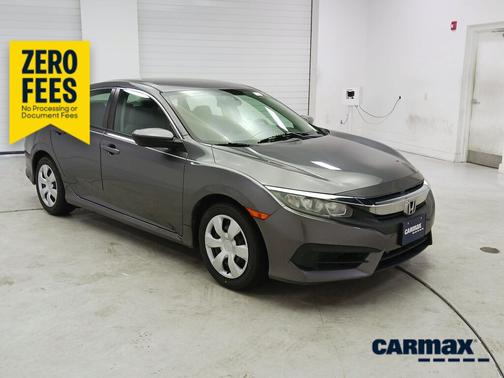 Gray 2018 Honda Civic LX