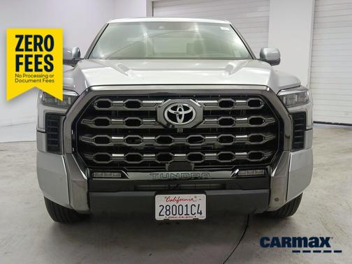 Silver 2023 Toyota Tundra Platinum