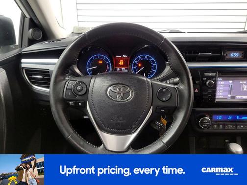 White 2015 Toyota Corolla S