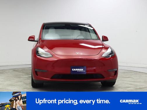 Red 2023 Tesla Model Y Long Range