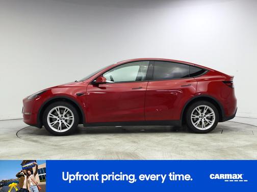 Red 2023 Tesla Model Y Long Range