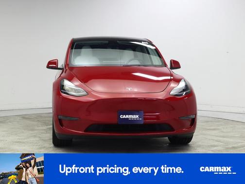 Red 2023 Tesla Model Y Long Range