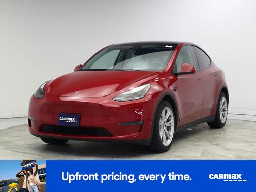 Red 2023 Tesla Model Y Long Range