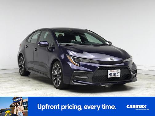 Blue 2020 Toyota Corolla SE Night Shade