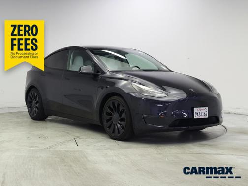 Gray 2024 Tesla Model Y Performance