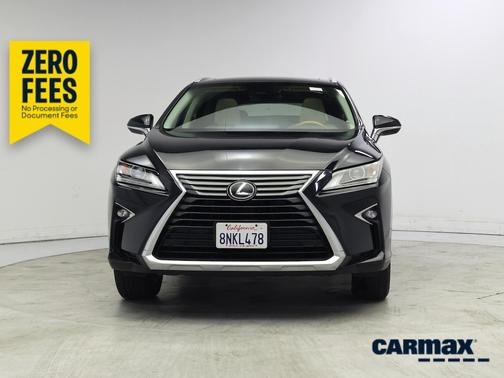 Black 2017 Lexus RX 350