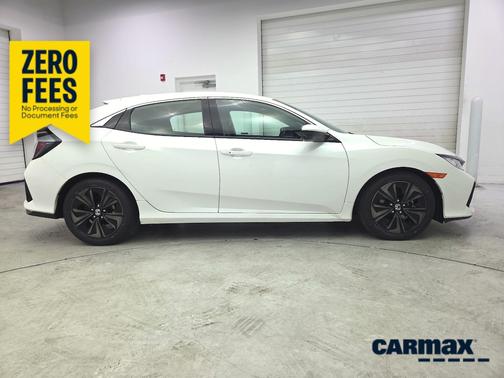 White 2019 Honda Civic EX-L