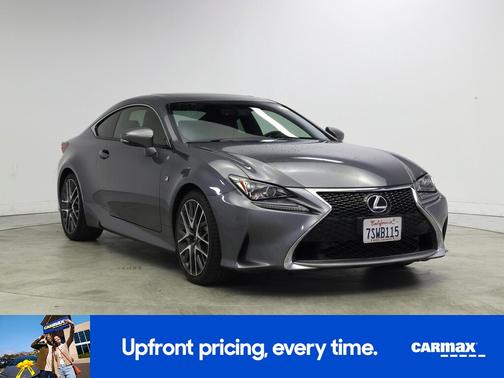 Gray 2016 Lexus RC 200t