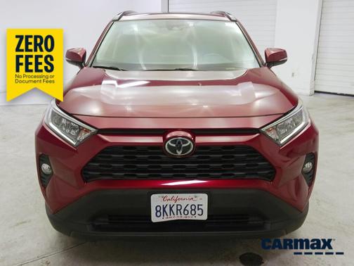 Red 2019 Toyota RAV4 XLE