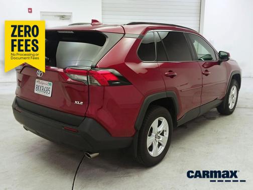 Red 2019 Toyota RAV4 XLE