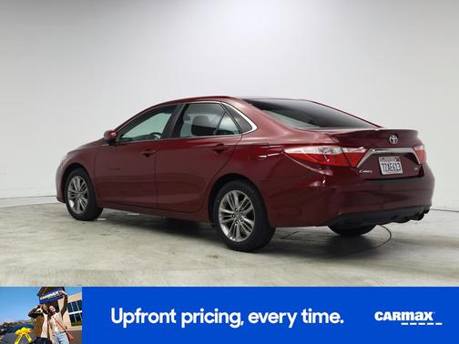Red 2017 Toyota Camry SE
