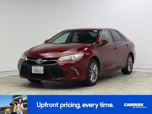Red 2017 Toyota Camry SE