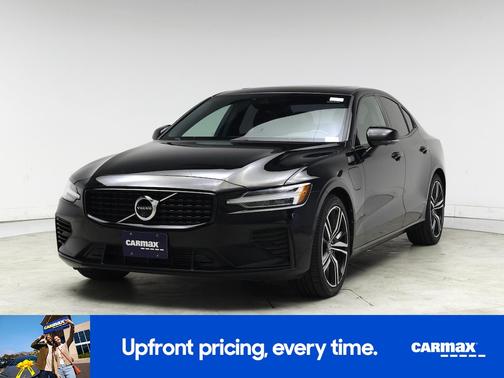 Black 2021 Volvo S60 Recharge Plug-In Hybrid T8 R-Design