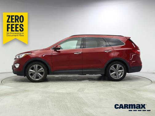 Red 2014 Hyundai SANTA FE GLS