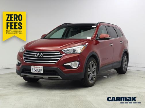 Red 2014 Hyundai SANTA FE GLS