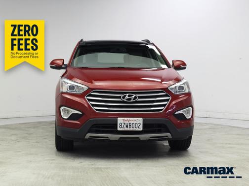 Red 2014 Hyundai SANTA FE GLS