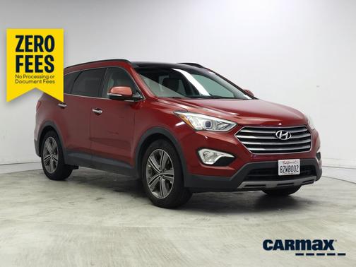 Red 2014 Hyundai SANTA FE GLS