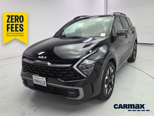 Black 2024 Kia Sportage Plug-In Hybrid X-Line Prestige