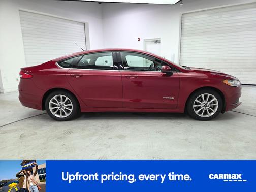Red 2017 Ford Fusion Hybrid SE