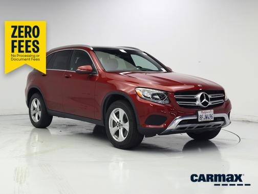 Red 2018 Mercedes-Benz GLC 300