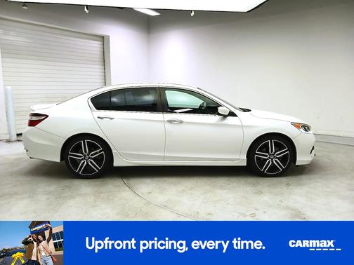 White 2017 Honda Accord Sport