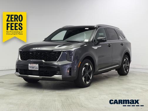 Gray 2025 Kia Sorento Hybrid SX Prestige