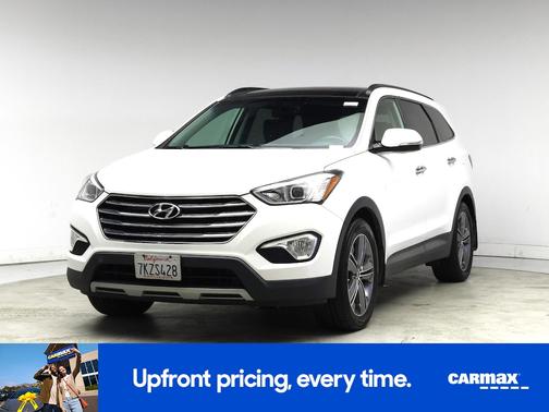 White 2015 Hyundai SANTA FE Limited