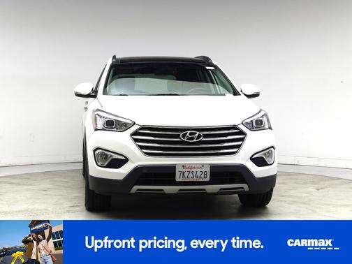 White 2015 Hyundai SANTA FE Limited