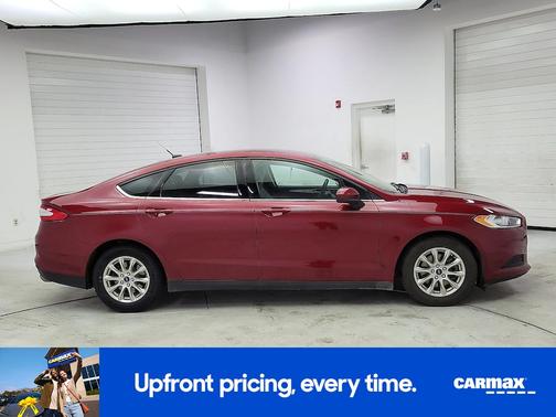 Red 2015 Ford Fusion S