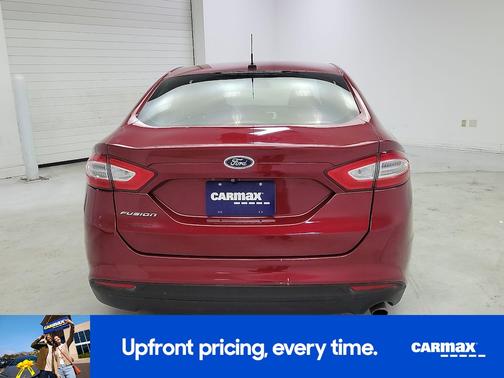 Red 2015 Ford Fusion S