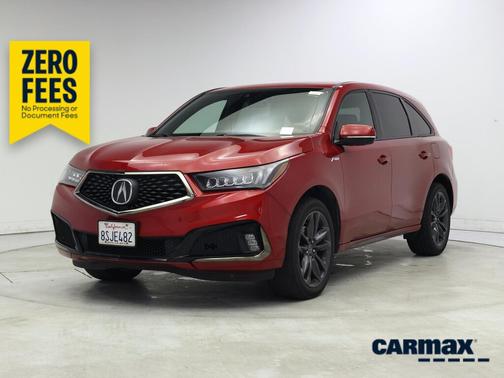 Red 2020 Acura MDX SH-AWD A-Spec