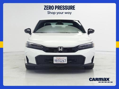 White 2025 Honda Civic Sport