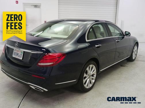 Blue 2018 Mercedes-Benz E-Class