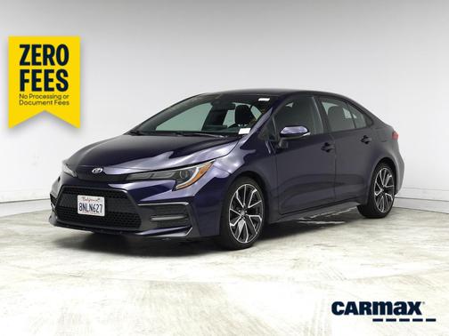 Blue 2020 Toyota Corolla SE Night Shade