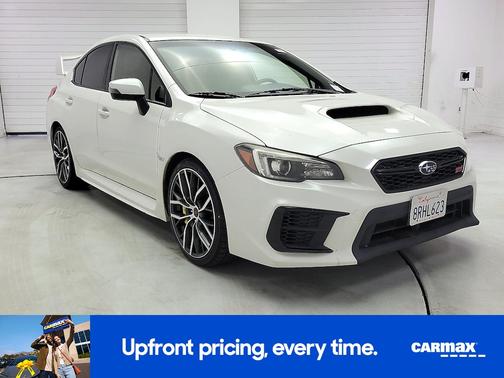 White 2020 Subaru WRX STI