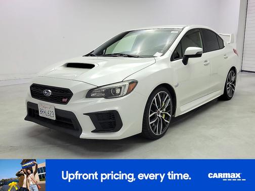 White 2020 Subaru WRX STI