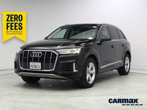 Black 2022 Audi Q7 Premium