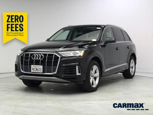 Black 2022 Audi Q7 Premium