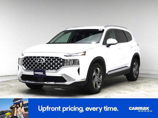 White 2022 Hyundai SANTA FE SEL