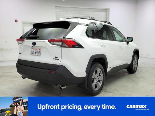 White 2022 Toyota RAV4 Hybrid LE