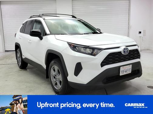 White 2022 Toyota RAV4 Hybrid LE
