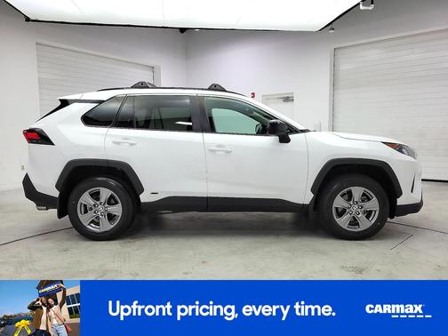 White 2022 Toyota RAV4 Hybrid LE
