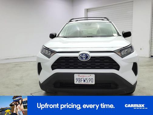 White 2022 Toyota RAV4 Hybrid LE