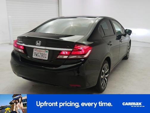 Black 2015 Honda Civic EX-L