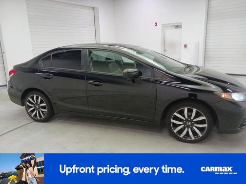 Black 2015 Honda Civic EX-L