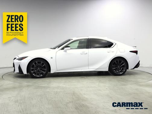 White 2023 Lexus IS 350 F-Sport